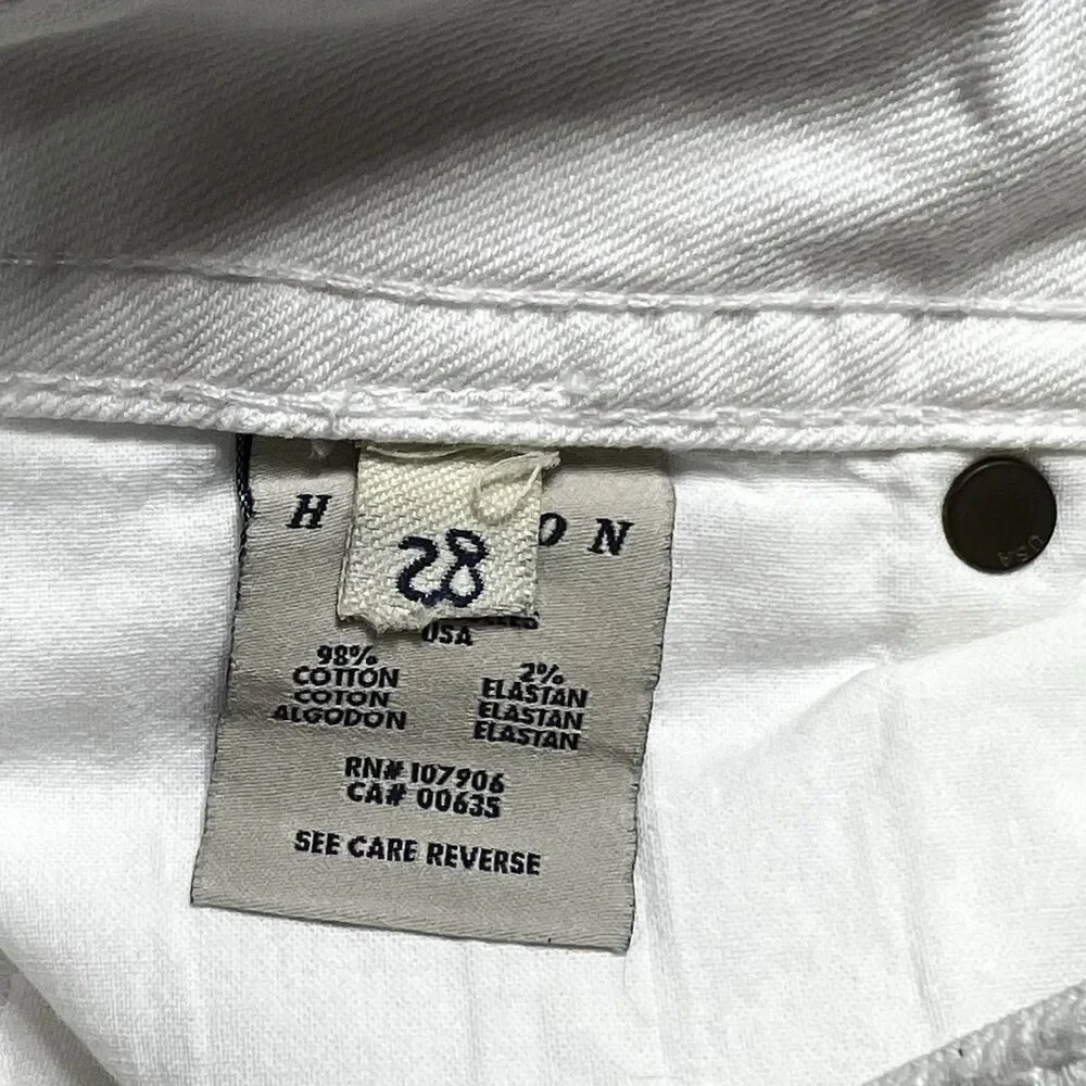 Hudson Jeans White Women's Boot Cut Jeans - Picture 15 of 16